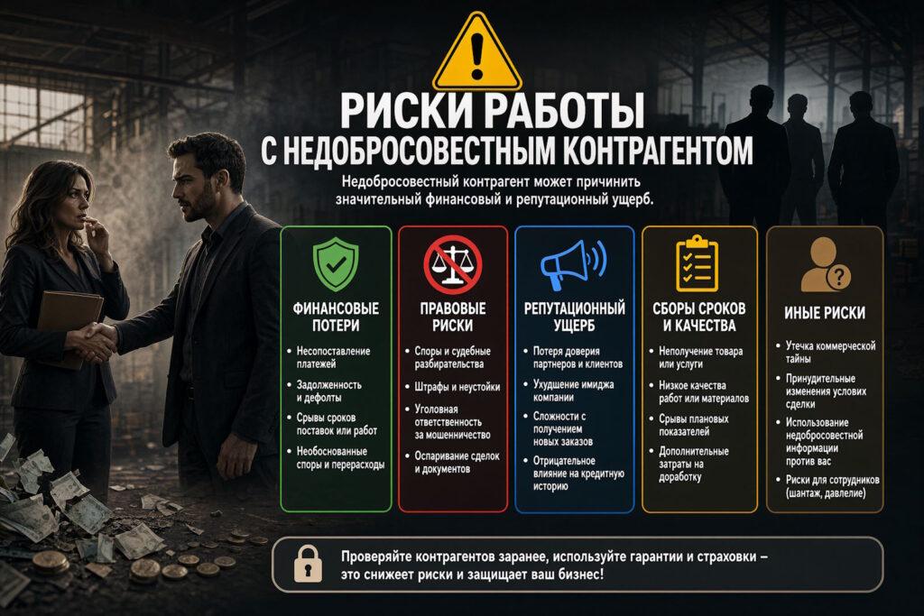 Риски работы с недобросовестным контрагентом
