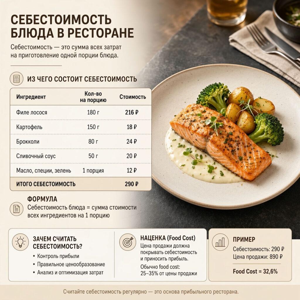 Теоретический food cost